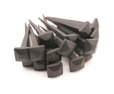 Iron Nails 40Pcs (1kg) Hand Forged Black Antique Rustic Square Head Iron Nails
