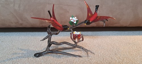 Murano glass birds a - murano, on