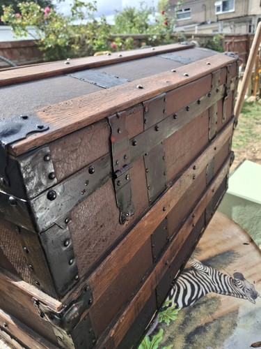 Vintage antique large wooden - large,