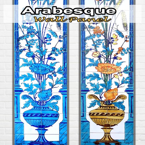 Arabesque design mosaic - arabesque,