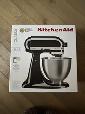 KitchenAid 5K45SSBOB 4.3l Classic Stand Mixer - Onyx Black Brand New Sealed