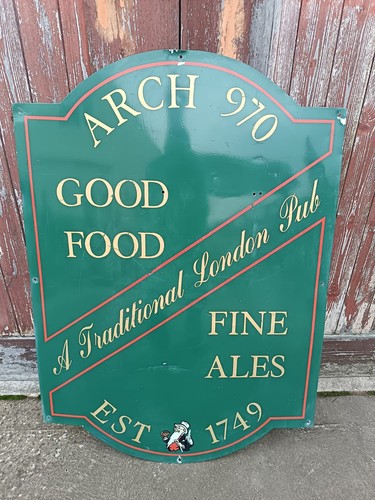 Vintage enamel signs - vintage,