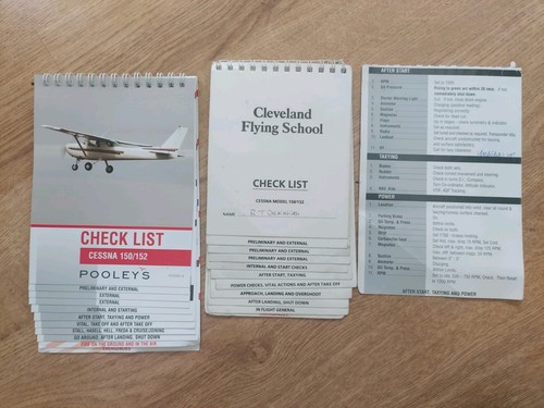 Pooleys checklist cessna - checklist,