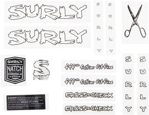 Surly cross check - check, decal