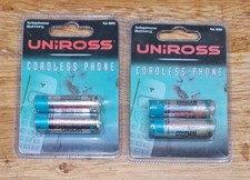 4x Uniross Ni-MH AA