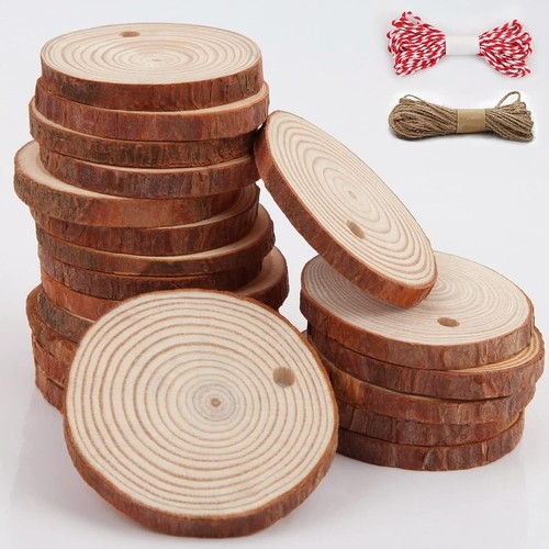 Natural wood slices for crafts - for,