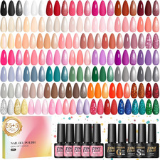 PEACECOLOR 60PCS Gel Nail