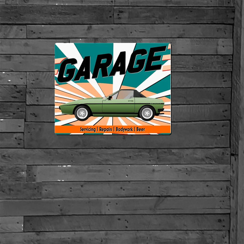 Personalised man cave metal - cave,
