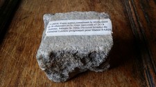 1944 LIBERATION OF PARIS RELIC - GRANITE COBBLESTONE FROM ROUTE N.20 ANTONY