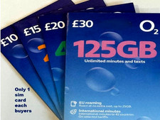 New OFFICIAL O2 Big Bundle 60GB + UNLIMITED Calls & txt Pay As You Go 20p