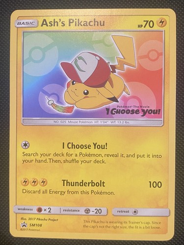 Ash pikachu sm108 original - pikachu,