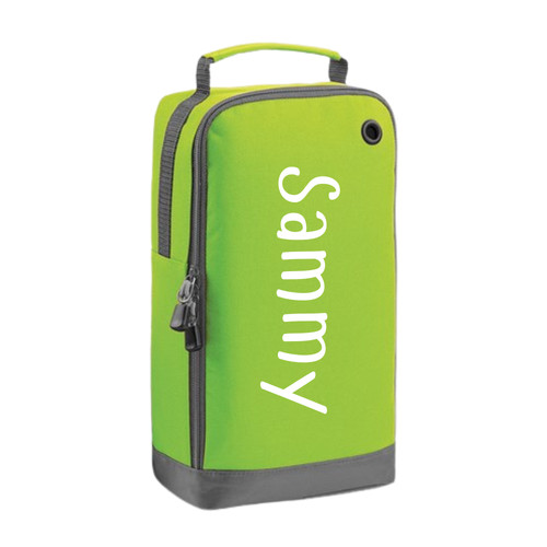Personalised name shoe bag - name,