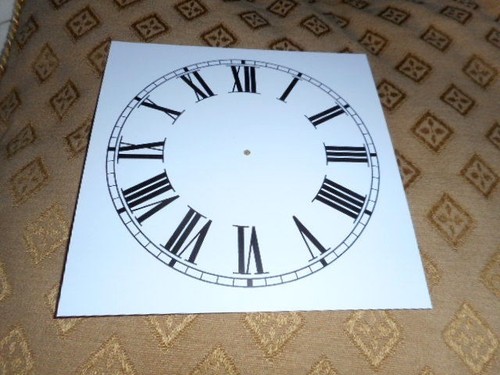 Clock dial face - paper, card