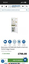 Electrolux Fridge Freezer 70/30 - White - E Rated - LNS5LE18S / FS131