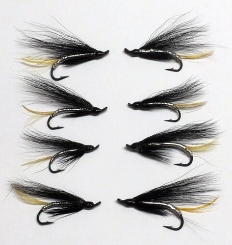 Bestcity salmon flies silver - flies,