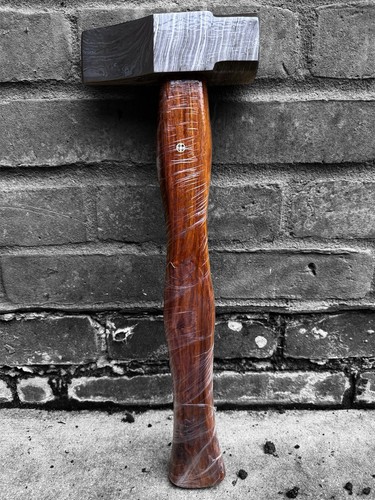 Hand forged damascus steel - hand,