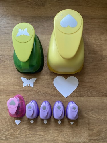Lot paper craft punches - paper,