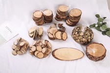Real wood slices many - real, ✅