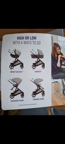 Graco pushchair with - , car
