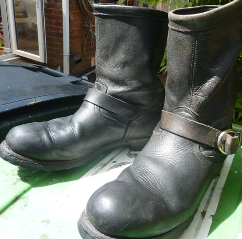 Leather motorcycle boots mens - boots.,