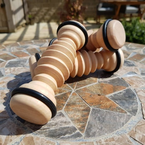 Wooden foot roller massager - wooden,