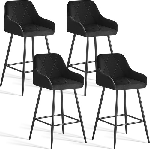 Bar stools velvet faux - bar, velvet/faux
