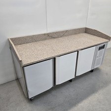 Marble Bench Fridge Pizza