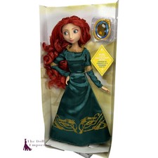 Disney Store Doll - Classic Brave Merida Doll, New On Backing Card