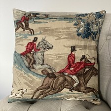 Sanderson Tally Ho Teal & Ruby
