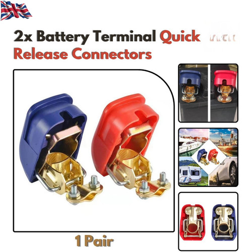 Battery terminal clamps - 2x,