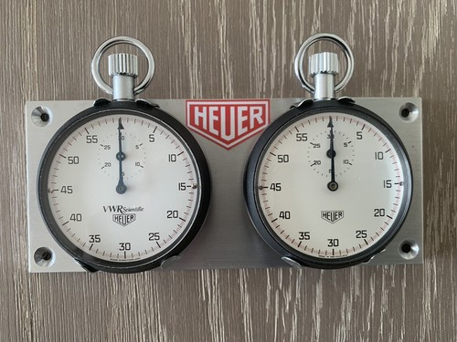 Boxed heuer stopwatch set - boxed,