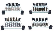 CHESS SET MEDIEVAL KNIGHT