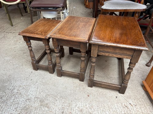 Vintage nest tables brown - vintage,