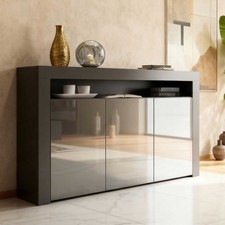 155cm Modern Grey Matt & Grey