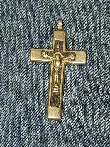 Antique 19thc crucifix pendant - 19thc,
