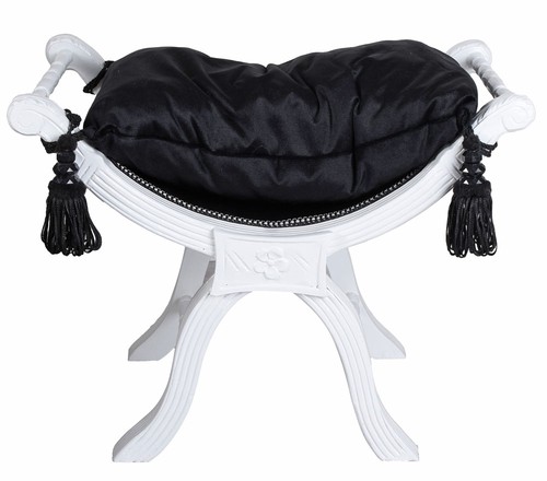 Baroque stool shabby chic - stool,