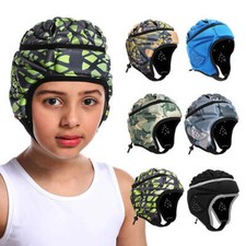 Rugby Soft Scrum Cap - Soccer Headgear - Football Headguard for Childrens Safety