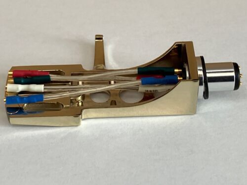 Gold turntable headshell - gold,