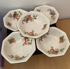 5 X Fresh Fruits Round Serving