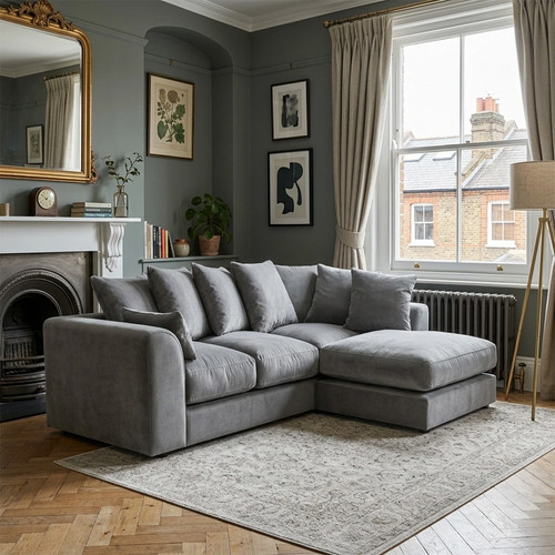 Plush velvet corner hand - l/r,