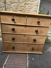 Beautiful victorian pine chest - victorian,