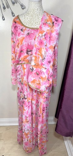 Handmade floral jalabiya - handmade,