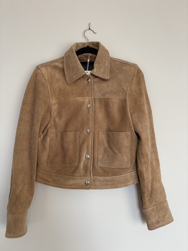 Suede leather jacket - leather, jacket,