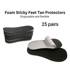 25 Pairs Tan Foam Sticky Feet