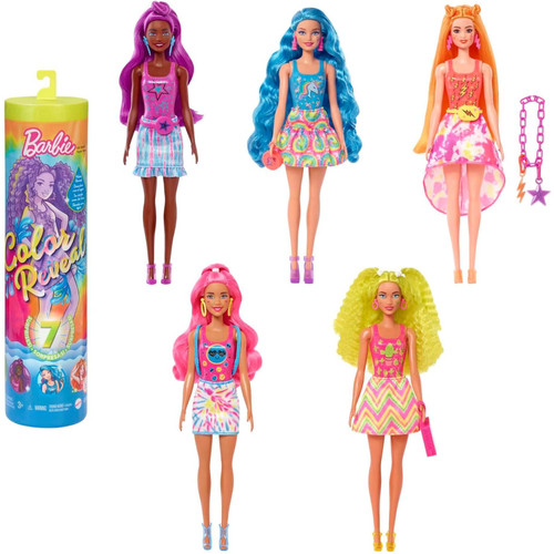 Barbie neon colour - barbie, reveal