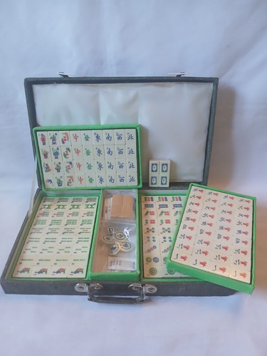 Mahjong set 152 bone - bone, bamboo