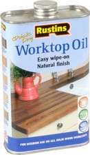 Wooden Worktop Oil Quick Dry Rustins Protects and Nourishes 500ml and 1 Litre