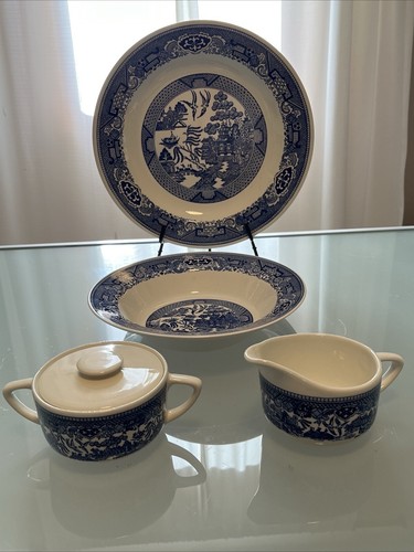 Vtg royal china willow ware - royal, 5
