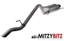 Rear Exhaust Main Muffler Back Box for Mitsubishi L200 KB4T Series 4 2.5 DiD