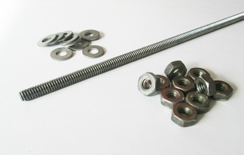 Whitworth steel threaded - 1/4",